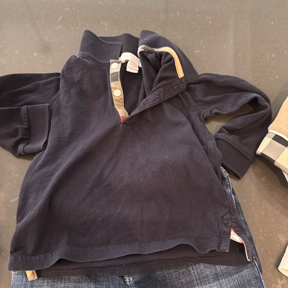 Burberry kids polo 2Y navy